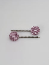 Load image into Gallery viewer, Purple Kusikus Hair Pin Duo
