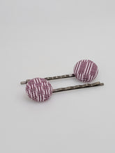 Load image into Gallery viewer, Purple Kusikus Hair Pin Duo
