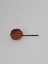 Load image into Gallery viewer, Purple, Green &amp; Orange Katarines Woven Hair Pin
