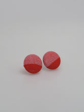 Load image into Gallery viewer, Mini Red &amp; White Kantarines Earring
