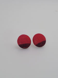 Mini Deep Red Kantarines Earring