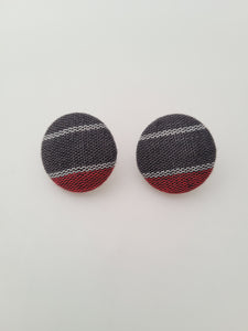 Maxi Black & Red Kantarines Earring